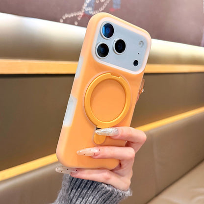 Jelly Magnetic Stand Apple Phone Case