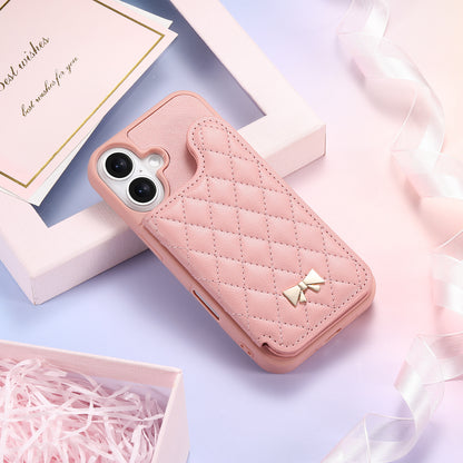 Luxury Flip Wallet with Mirrored Apple Phone Case