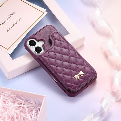 Luxury Flip Wallet with Mirrored Apple Phone Case