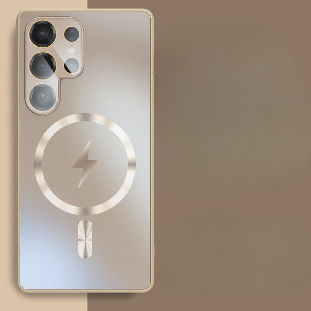 Frosted Glass Skin-Feel Magnetic Samsung Phone Case