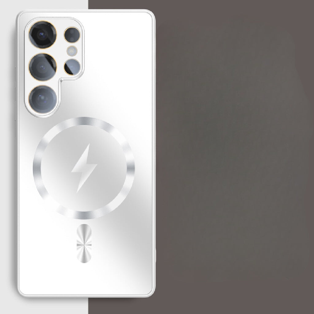 Frosted Glass Skin-Feel Magnetic Samsung Phone Case