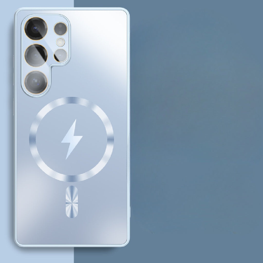 Frosted Glass Skin-Feel Magnetic Samsung Phone Case